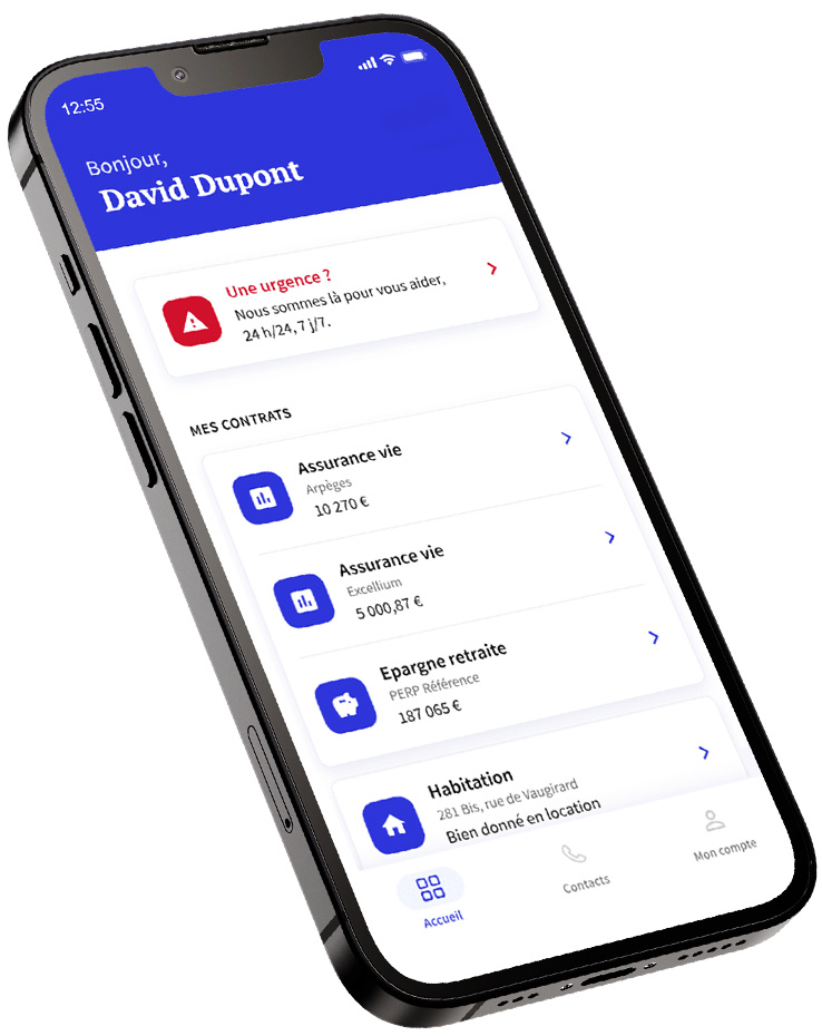 L'application Mon AXA, tous vos contrats d'assurance en poche !